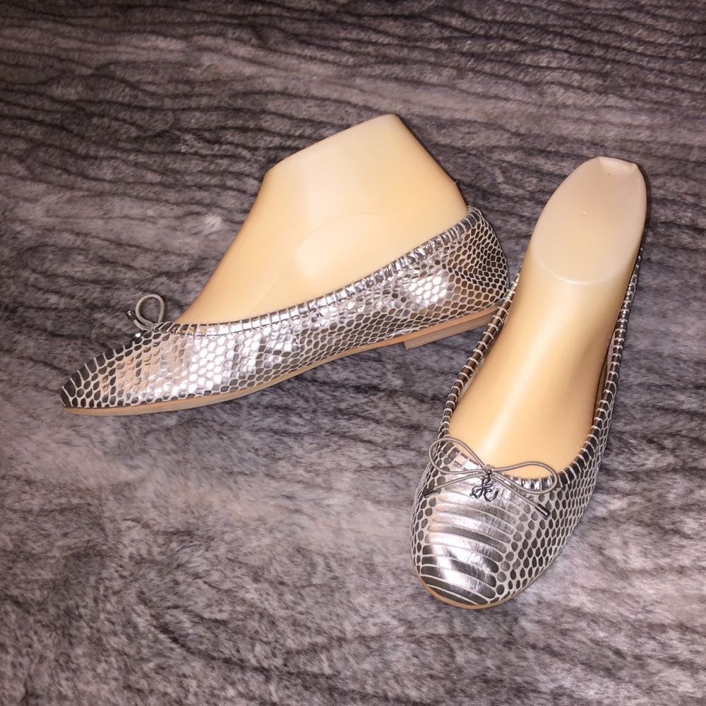EUC Sam Edelman Metallic Print Felicia Ballet flat